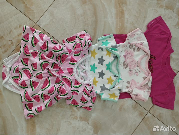 Детские вещи пакетом на девочку 68