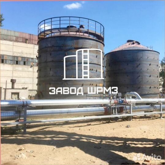 Резервуар вертикальный рвс 100 кубов