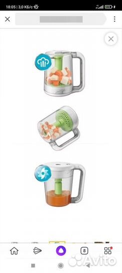 Пароварка-блендер Avent