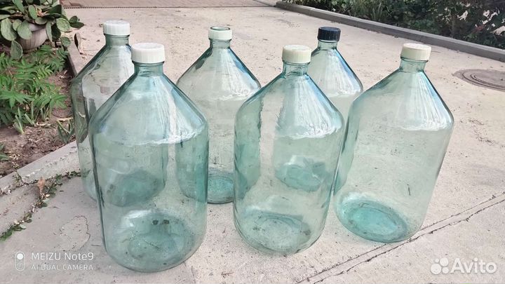 Бутыль стекло СССР 20,10 литров