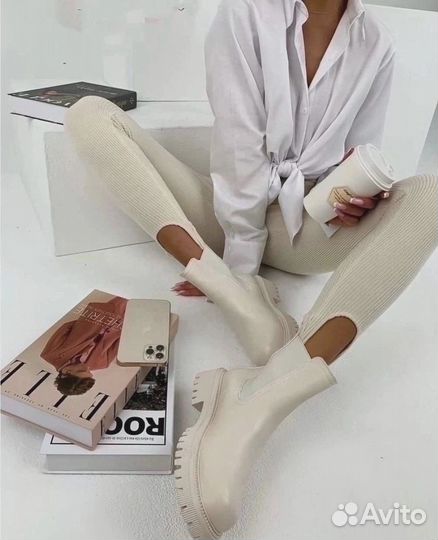 Ботинки зимние челси
