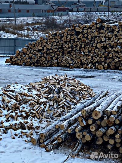 Дрова березовые колотые