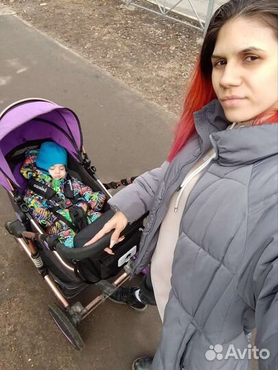 Прогулочная коляска 2в1