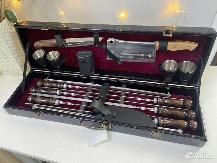 Подарочный набор для мужчины с шампурами
