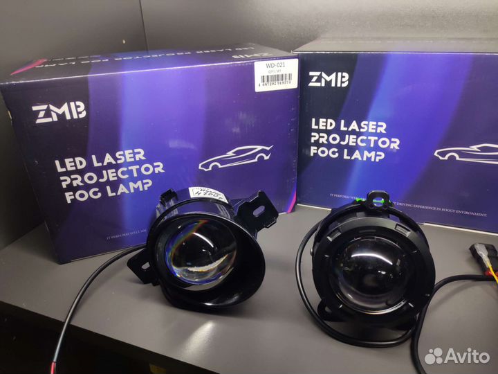 Лазерные туманки LED птф в ассортименте