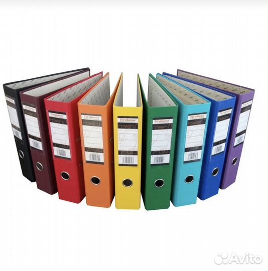 Папка для документовна кольцах с файлами