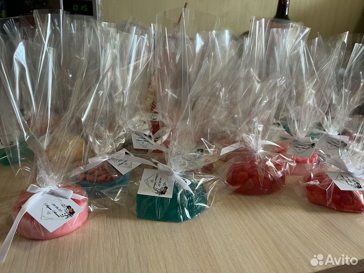 Подарок гостям на свадьбу. Мыло ручной работы