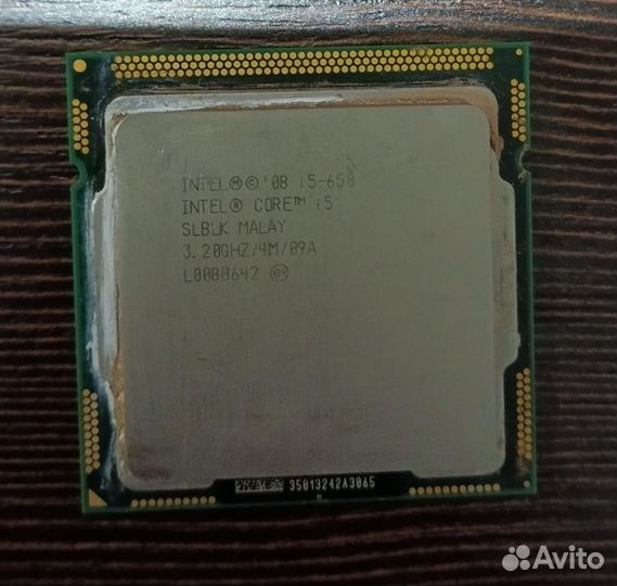 Процессор intel core i5 650, DDR31333 4Gbx2 - 8Gb