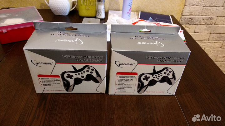 Геймпад Gembird vibration USB game PAD 2шт
