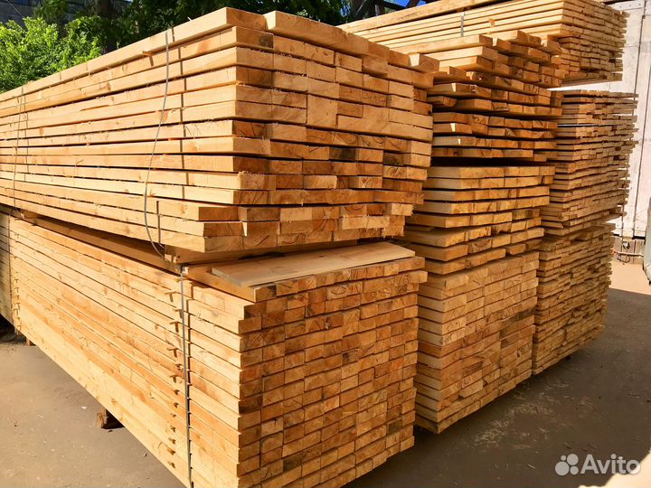 Доска строганная 45х190х6000мм сосна