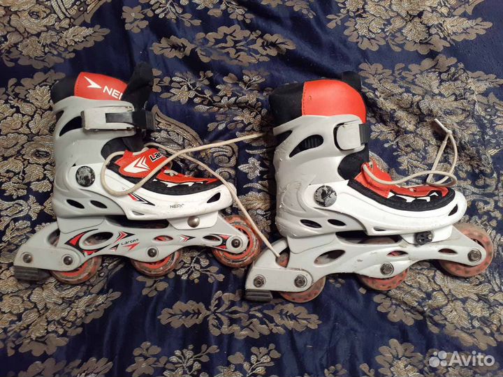 Роликовые коньки раздвижные детские, 30-33 размер