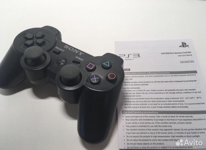 DualShock 3 чёрный б/у копия