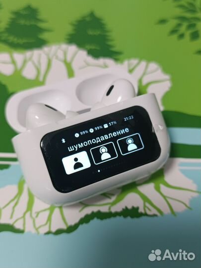 Беспроводные наушники с сенсорным экраном