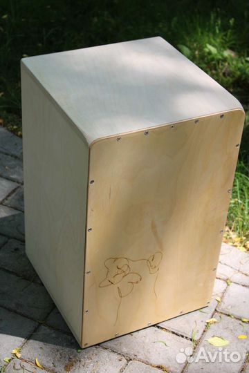 Кахон с Гравировкой Rock and Roll