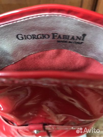 Сапоги женские лакированные,Giorgio Fabiani,39,бу