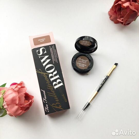TOO faced bulletproof brow universal taupe