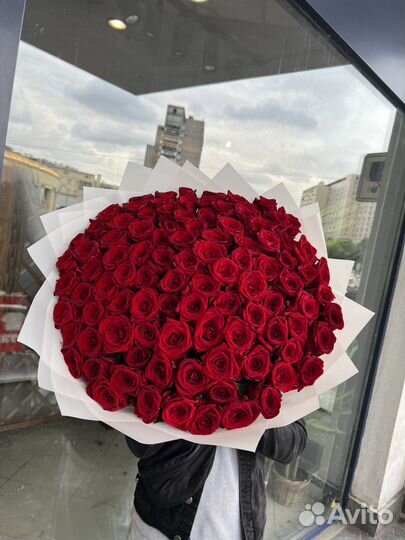 Роза 31 51 101 розы цветы букет