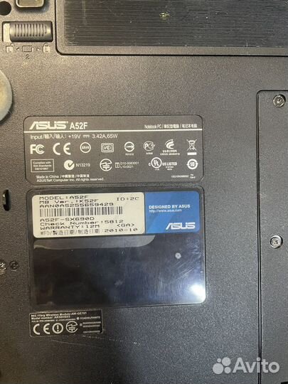 Ноутбук asus