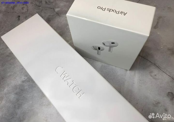 AirPods pro2(с чехлом) + Apple watch 8 MAX (Арт.80