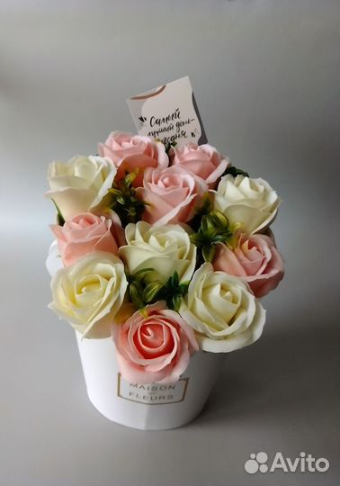 Букет мыльных роз. Подарок