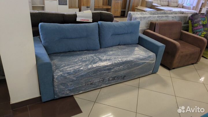 Диван еврокнижка нпб с подлокотниками