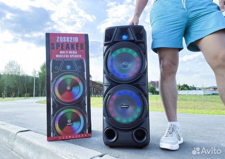 Большая мощная блютуз колонка