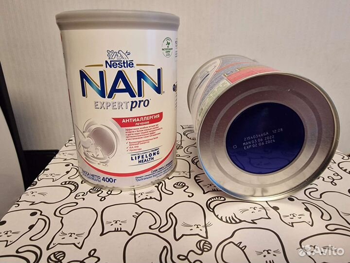 Смесь NAN Антиалоегия 400гр с 0месяцев