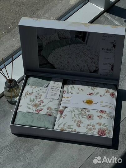 Постельное белье евро сатин турция