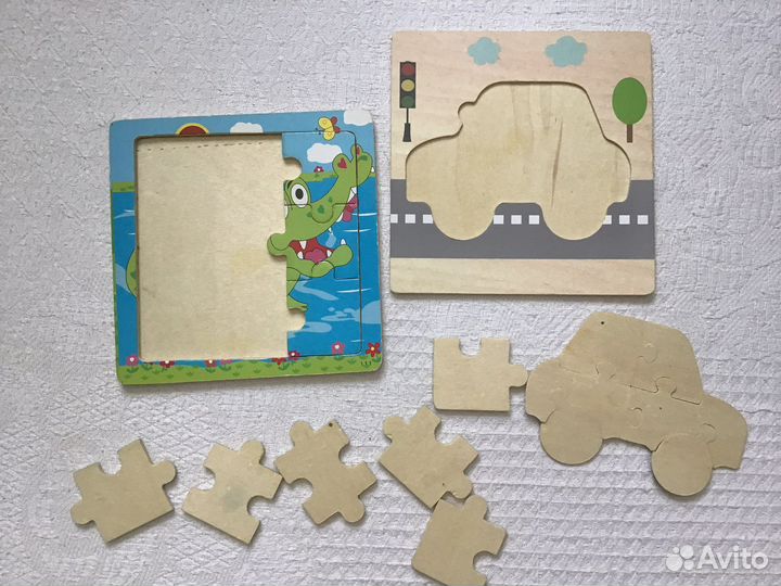 Пазлы для малышей набор (22 шт.) 2+