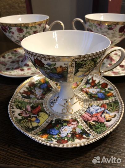 Кофейные пары Япония большие, винтажные