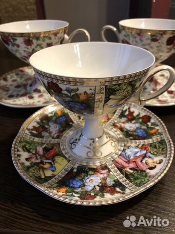 Кофейные пары Япония большие, винтажные