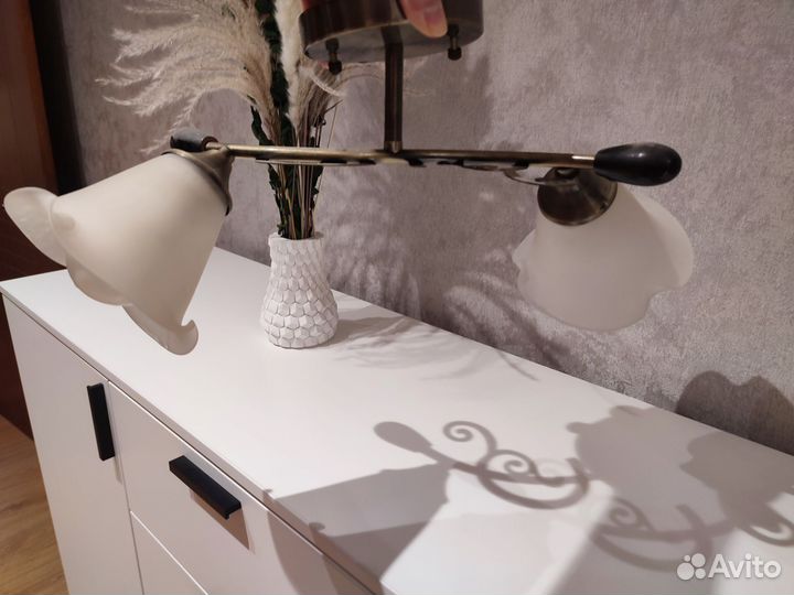 Люстра потолочная бу