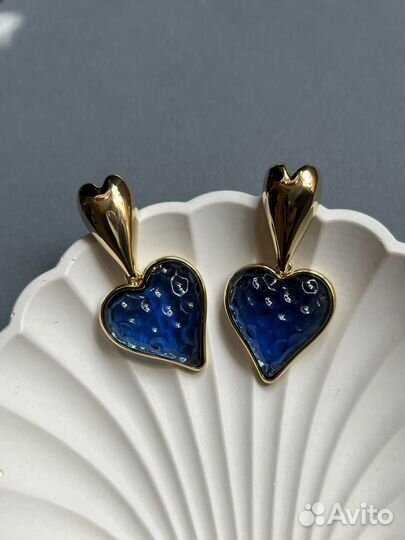 Серьги стильные