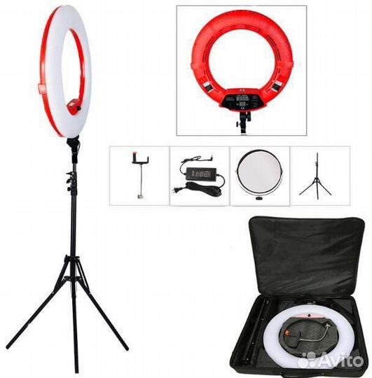 Студийная светодиодная кольцевая лампа