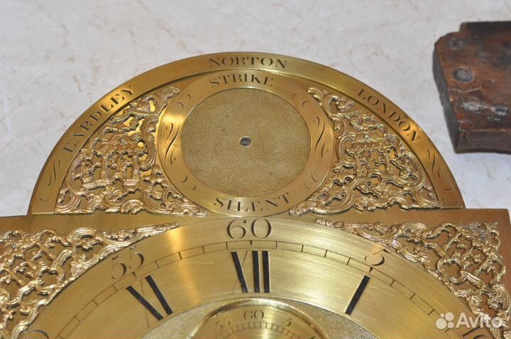 Английский старинный комплект для напольных часов