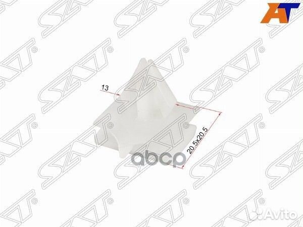 Клипса молдинга GM (1 шт.) ST-M11008 Sat