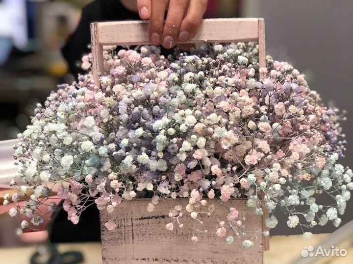 Гипсофила, букет из гипсофилы