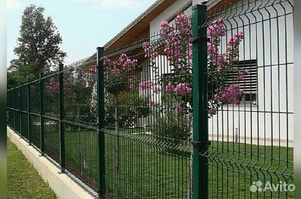 Забор сетка 3д