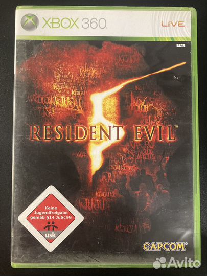 Resident evil 5 xbox 360 Лицензия