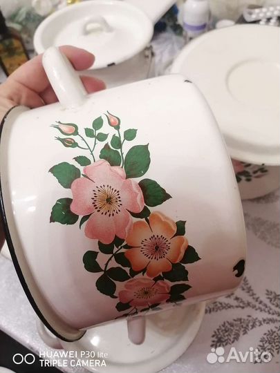 Кастрюля эмалированная СССР