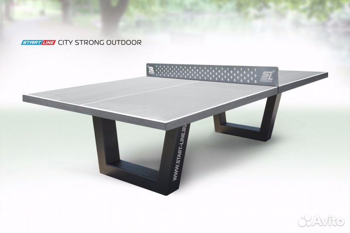 Теннисный стол City Strong Outdoor - бетонный анти