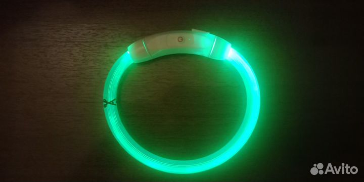 Светящийся ошейник для собак