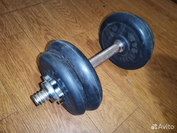Гантеля 8 кг, гиря, разборная покупал в магазине