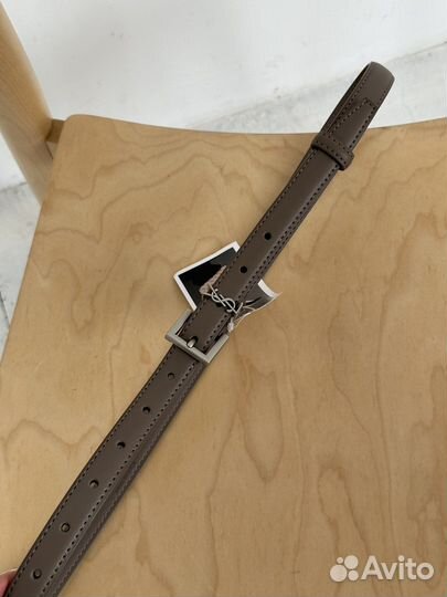 Ремень yves saint laurent кожаный