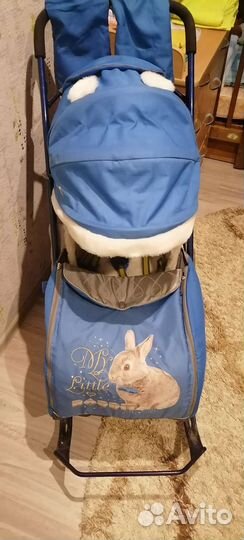 Детские санки-коляска