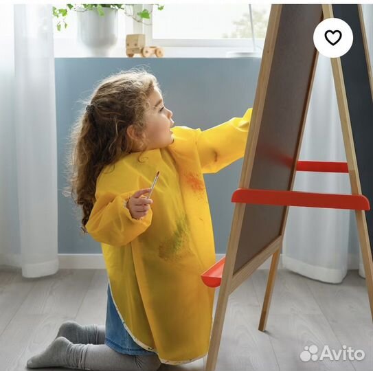 Фартук-защита с длинными рукавами для рисования