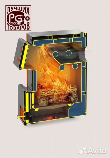 Котёл 9 кВт твердотопливный