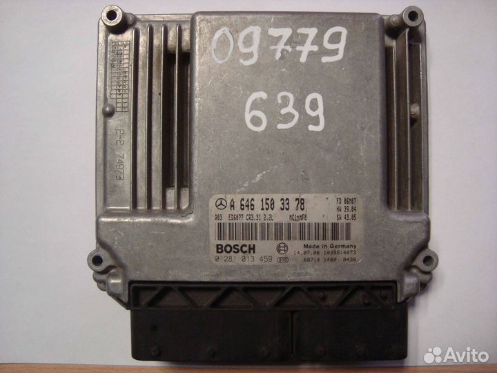 Блок управления двигателем W639 A6461503378