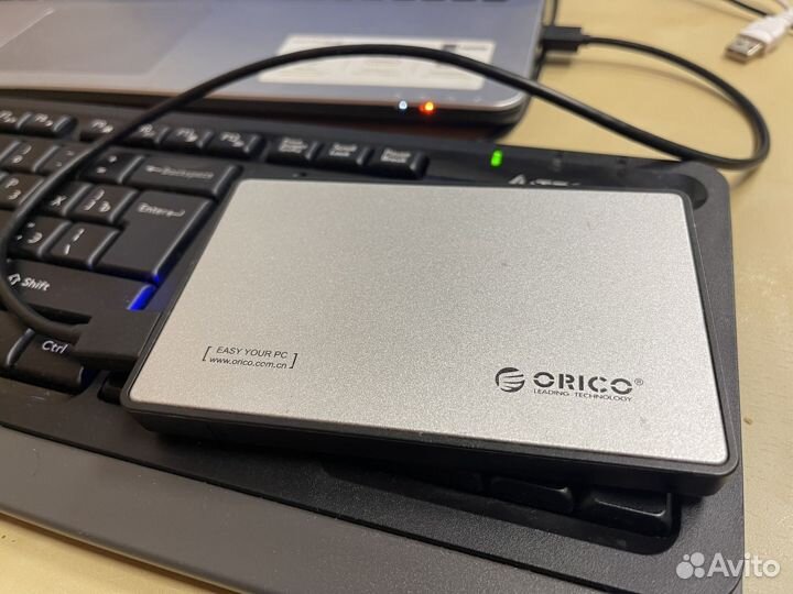 Переносной SSD жёсткий диск 240 WD + коробка