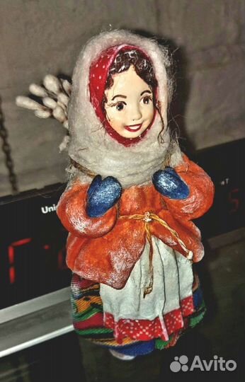 Ватные елочные игрушки